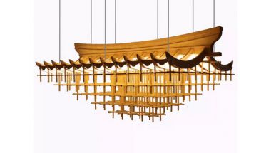 售楼部房子灯饰定制案例   