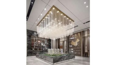 售楼部灯饰案例   