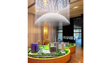 售楼部灯饰案例   